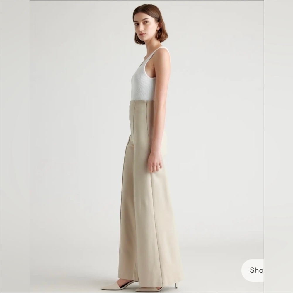 NWT Quince Ultra Point wide leg pants SZ M - Picture 5 of 9